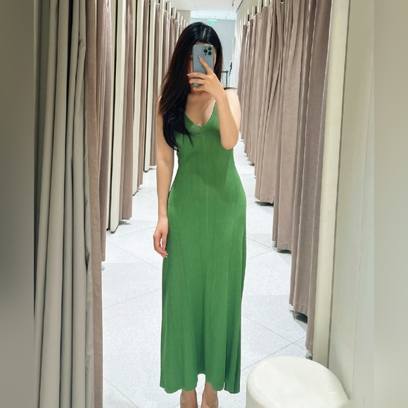 New Zara Knit Midi Dress 3471/033 - Picture 9 of 12